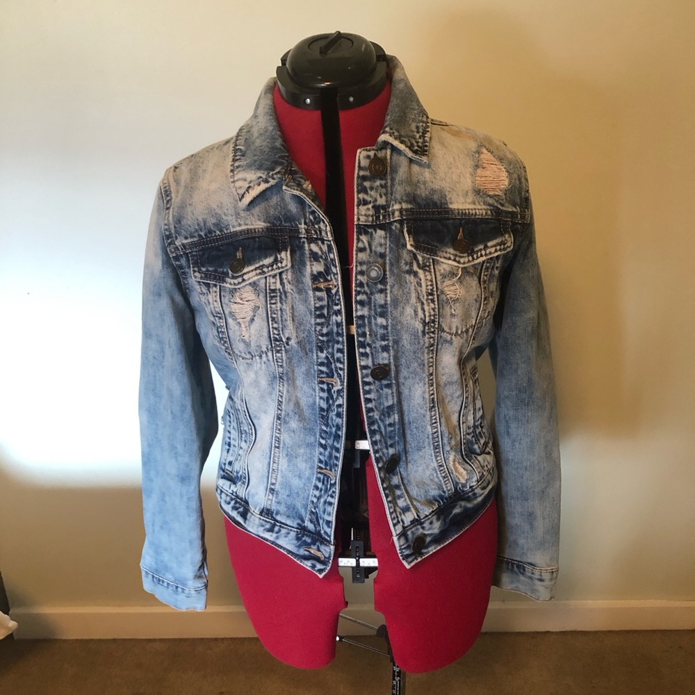 Mudd distressed jean jacket